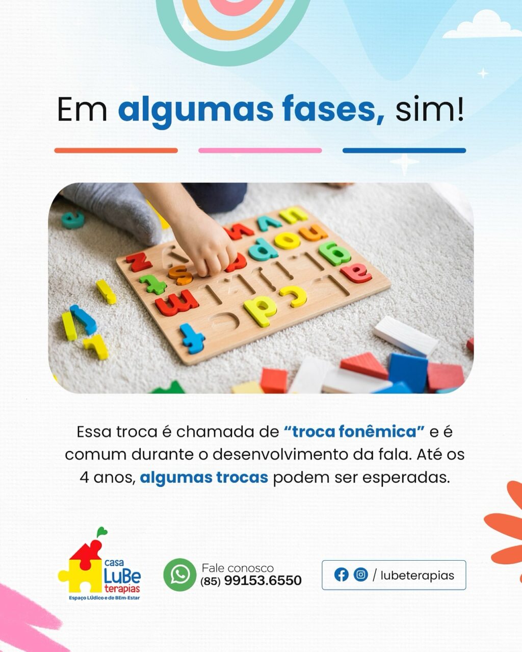 Instagram post from lubeterapias. This post is in position 1.