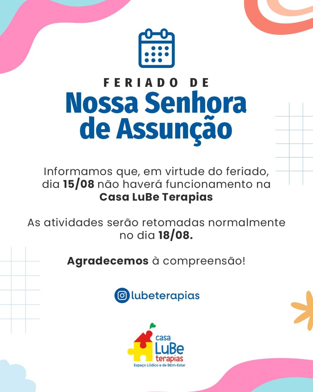 Instagram post from lubeterapias. This post is in position 0.