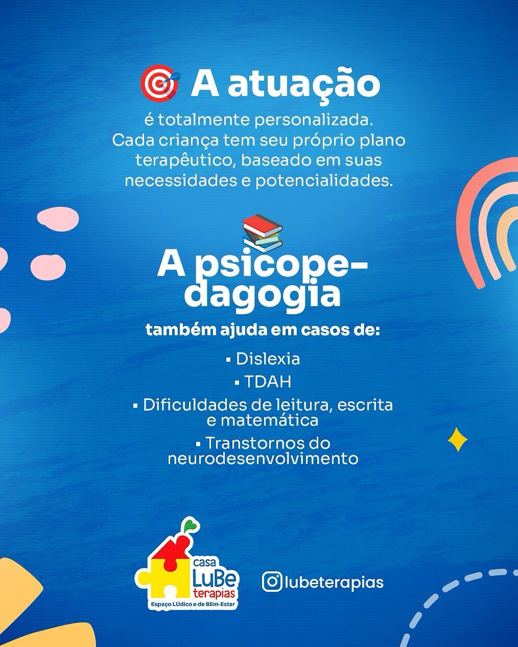 Instagram post from lubeterapias. This post is in position 2.